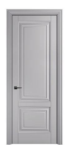 Дверь межкомнатная Бергамо 2 Цвет Галечный Покрытие ЭМАЛИ Эмаль Наличник  ML 85 Цена 67965