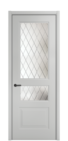 Дверь межкомнатная Рино 4 Цвет Телегрей Покрытие ЭМАЛИ Эмаль Наличник L 50 Цена 47901