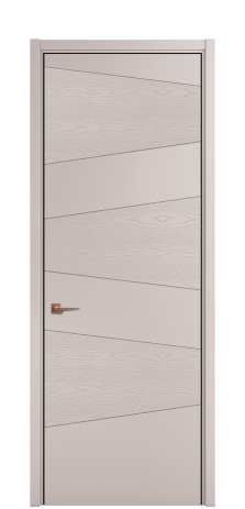 Дверь межкомнатная Твист 03 Цвет Пудра Brash Покрытие ЭМАЛИ Эмаль брашированная Наличник L 50 Цена 46197